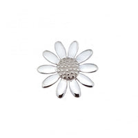 Silver Daisy Pendant Necklace