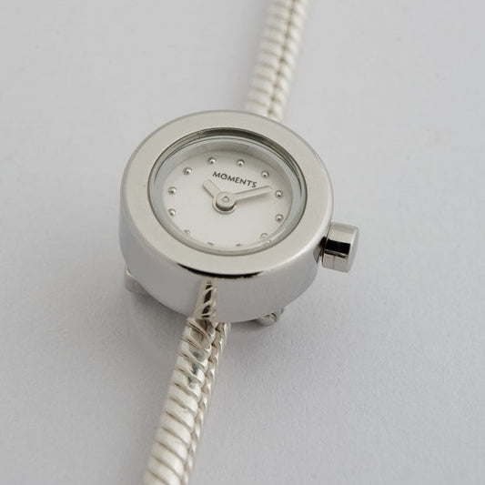 Mother Of Pearl & Silver Watch Charm for Charm Bracelets
