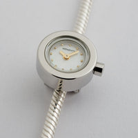 Mother Of Pearl & Gold Watch for Charm Bracelets