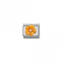 Classic Rose Gold Orange Mother Of Pearl Flowers & Nature Charms