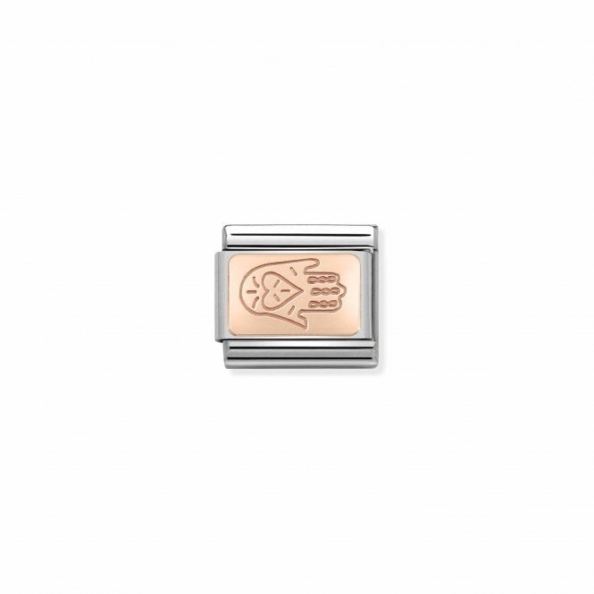 Classic Rose Gold Hand Of Fatima Faith & Religion Charms
