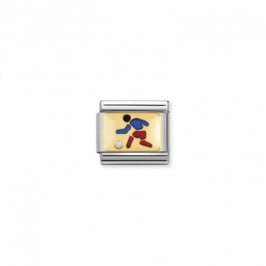 Classic Gold Football Player Sports & Hobbies Charms