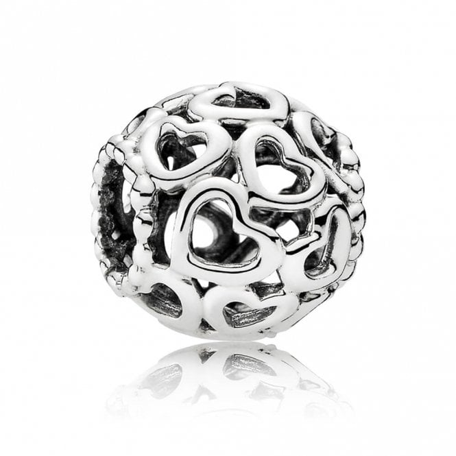 Openwork Heart Charms