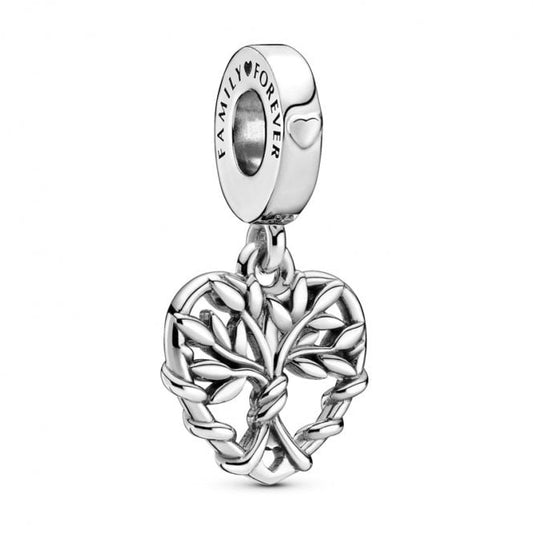 Heart Family Tree Dangle Charms