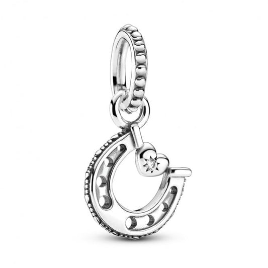 Good Luck Horseshoe Dangle Charms