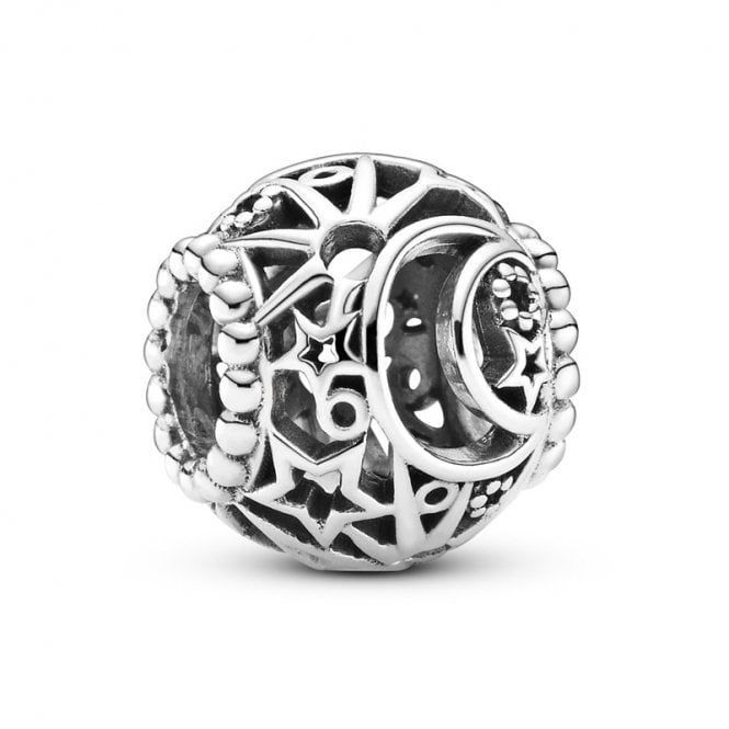 Openwork Sun Stars & Moon Charms