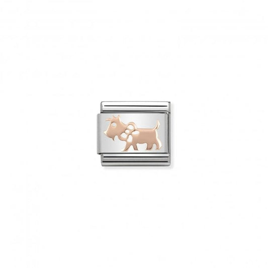 Classic Rose Gold Dog Animal Charms