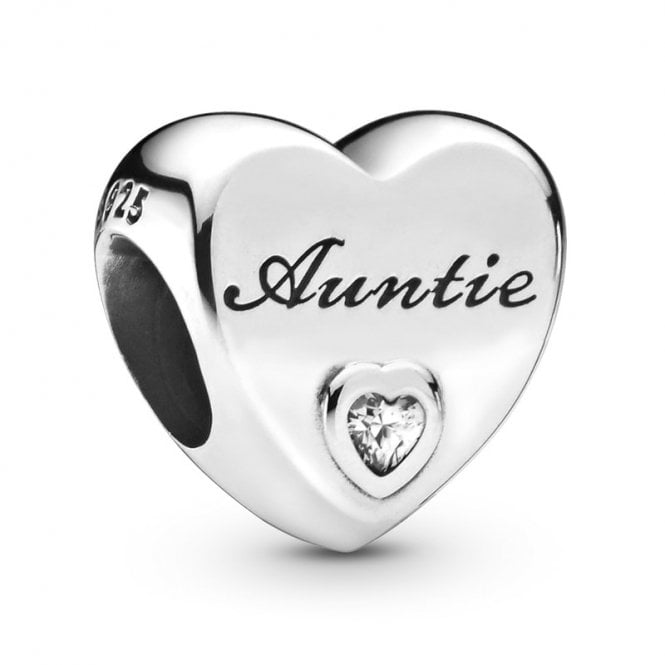 Auntie Love Heart Charms