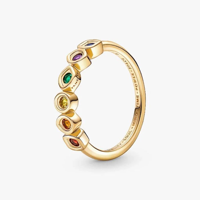 Pandora Marvel The Avengers Infinity Stones Ring, Size 52