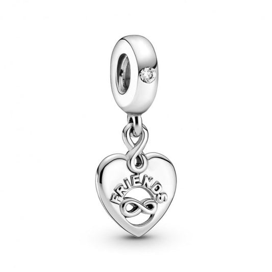 Friends Forever Heart Dangle Charms