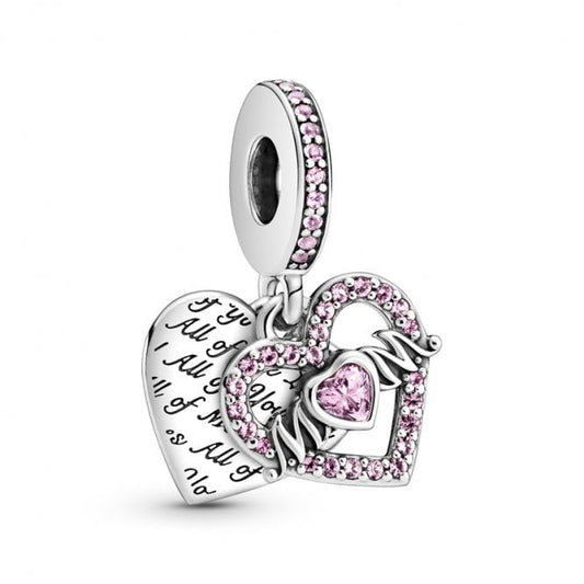 Heart & Mum Dangle Charms