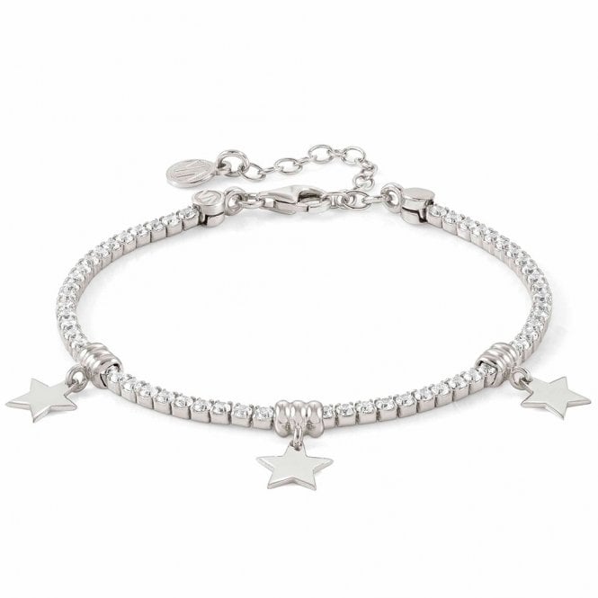 Nomination Chic & Charm Star Bracelet in Silver with CZ