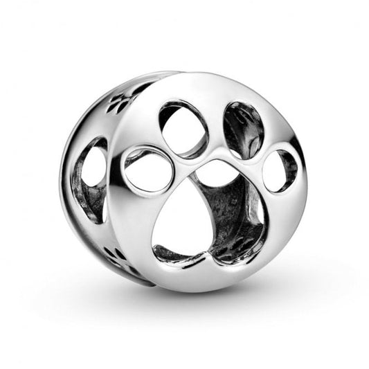 Openwork Paw Print Charms
