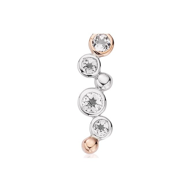 Clogau Celebration Silver Drop Pendant Necklace