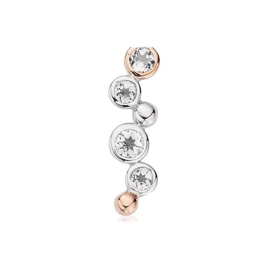 Clogau Celebration Silver Drop Pendant Necklace