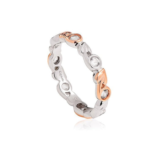 Tree of Life Silver Stacking Ring, Size O