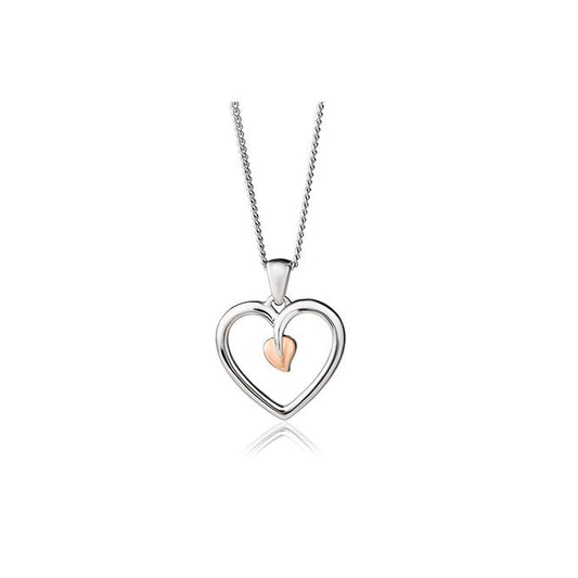 Tree of Life Heart Silver Pendant Necklace