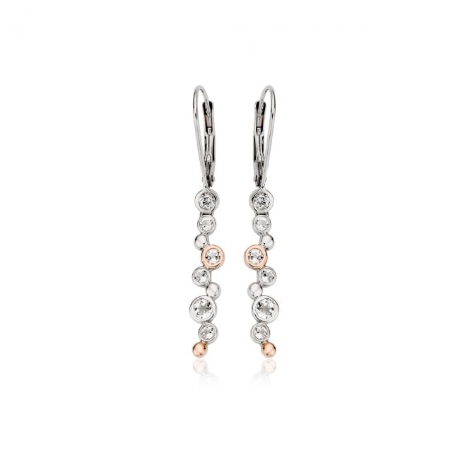 Clogau Celebration Silver Drop Earrings