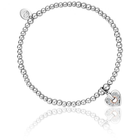Cariad Silver Sparkle Affinity Bracelet