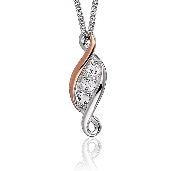 Past Present Future Silver Pendant Necklace