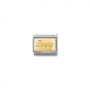 Nomination Classic Gold Daughter Friends & Family Charm