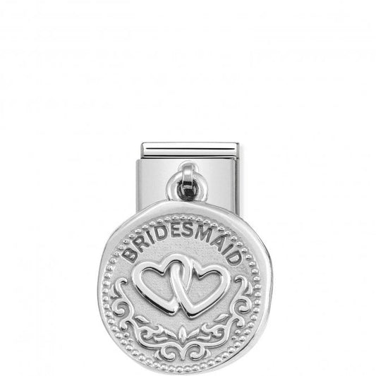 Classic Silver Bridesmaid Wedding & Anniversary Pendant Charms