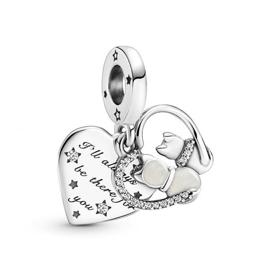Cats & Hearts Dangle Charms