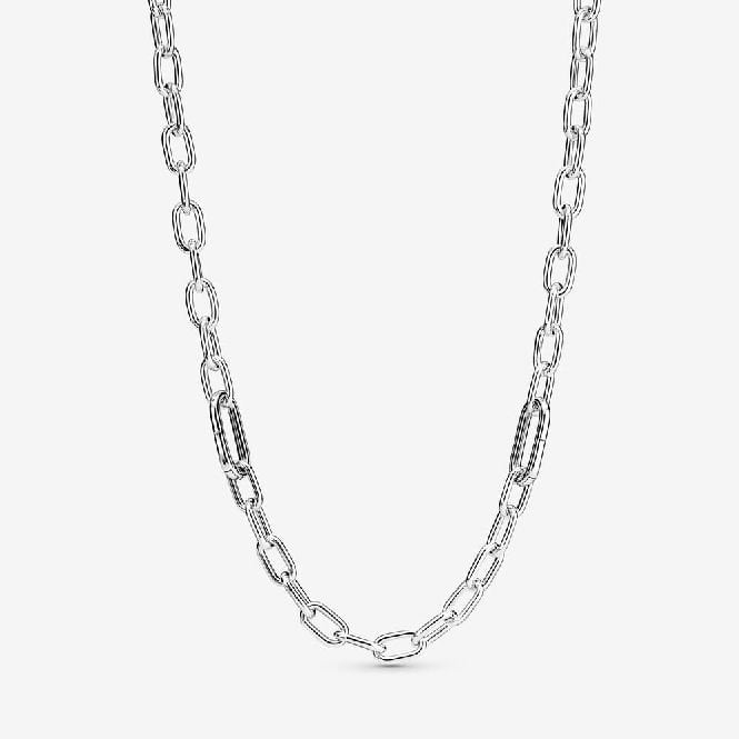ME Silver Link Chain Necklace, 50cm