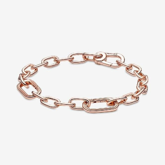 ME Rose Gold Small Link Chain Bracelet, 20cm
