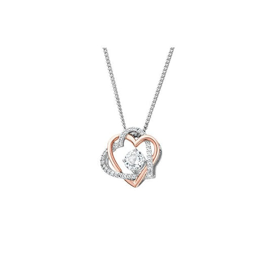 Always in My Heart Silver Pendant Necklace