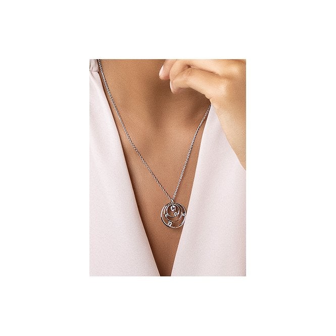 Awyr Y Nos Silver Pendant Necklace