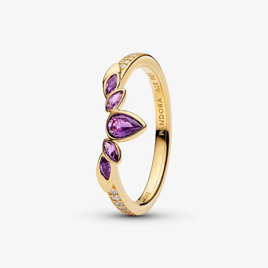 Pandora Disney Frozen Queen Anna Gold Tiara Ring, Size 56