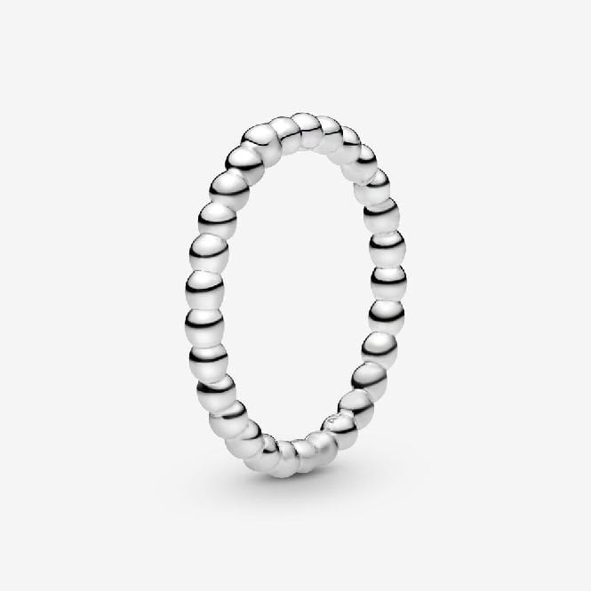 Beaded Stacking Ring, Size 56