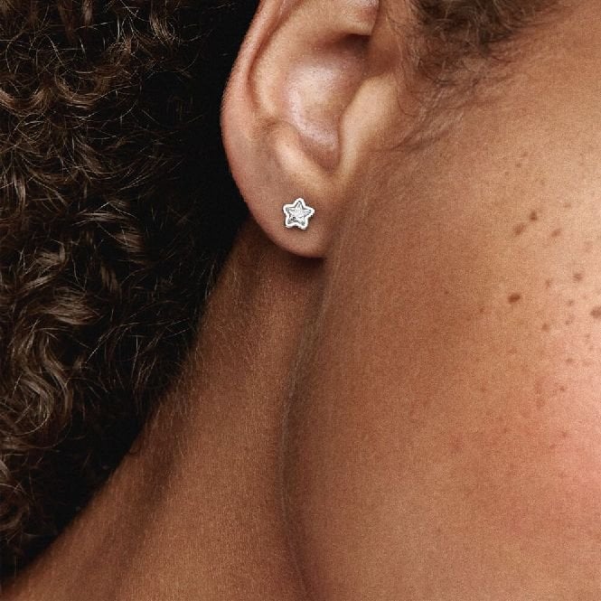 Sparkling Star Stud Earrings