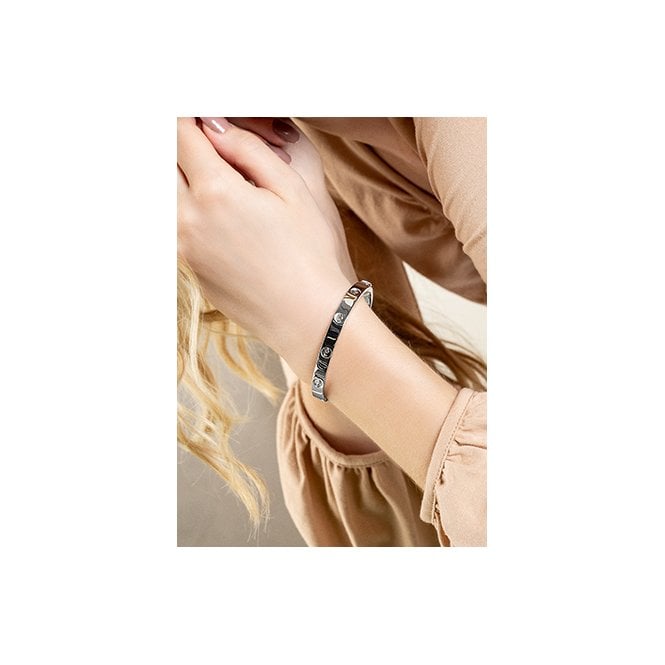 Insignia Silver Bangle