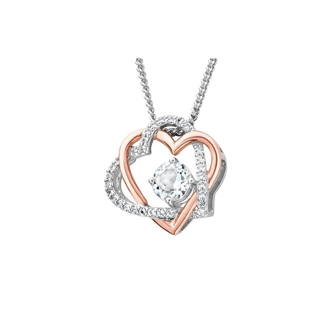 Always in My Heart Silver Pendant Necklace