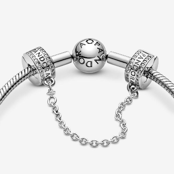 Logo Safety Chain Clip Charms, 5cm