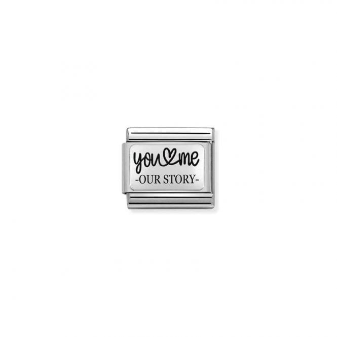 Classic Silver You and Me Story Love & Hearts Charms