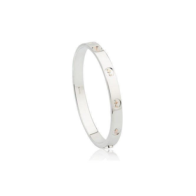 Insignia Silver Bangle