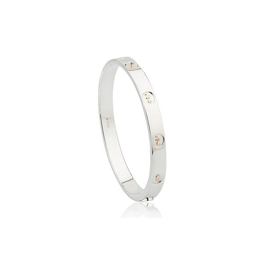 Insignia Silver Bangle