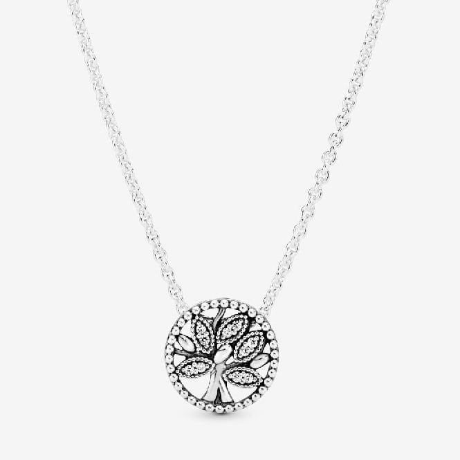 Sparkling Family Tree Necklace, 45cm