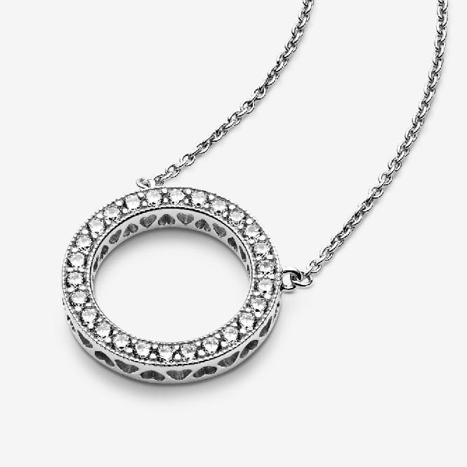 Circle of Sparkle Necklace, 45cm
