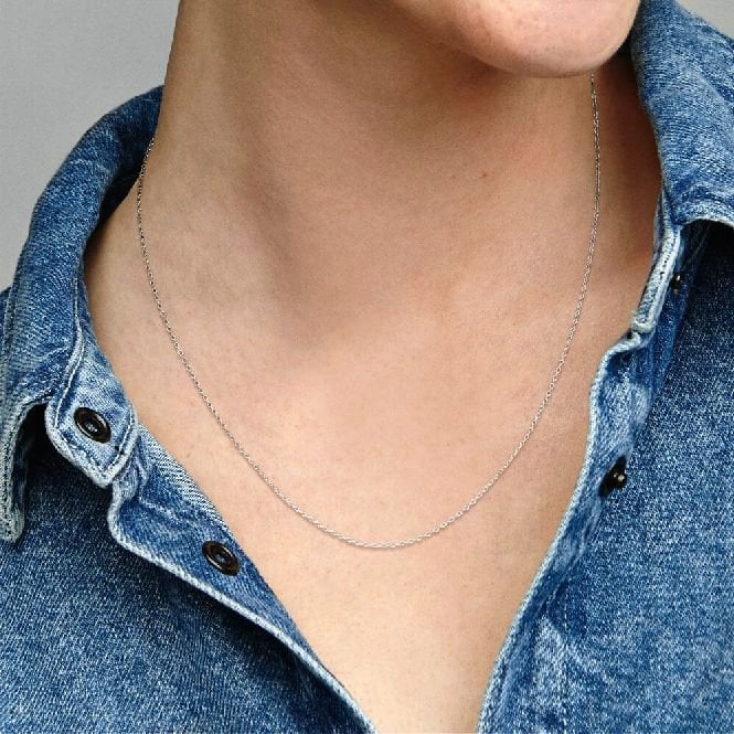 Classic Cable Chain Necklace, 45cm