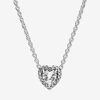 Elevated Heart Necklace, 45cm