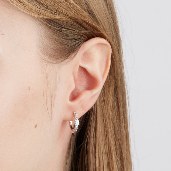 Sparkling Hoop Earrings