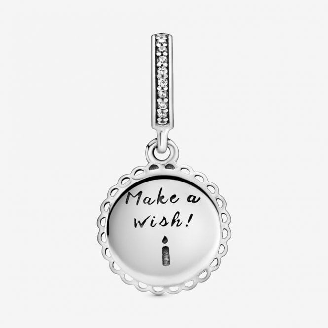 Pink Birthday Cake Dangle Charms