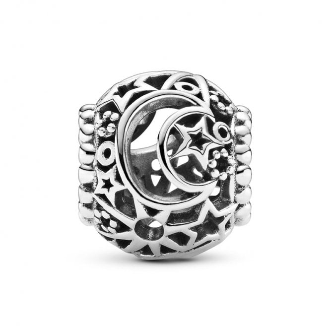 Openwork Sun Stars & Moon Charms