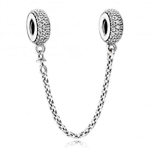 Sparkling Pave Safety Chains, 5cm