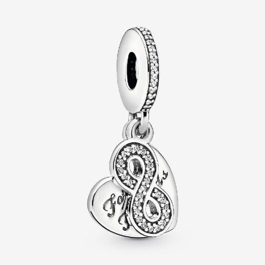 Forever Friends Heart Dangle Charms