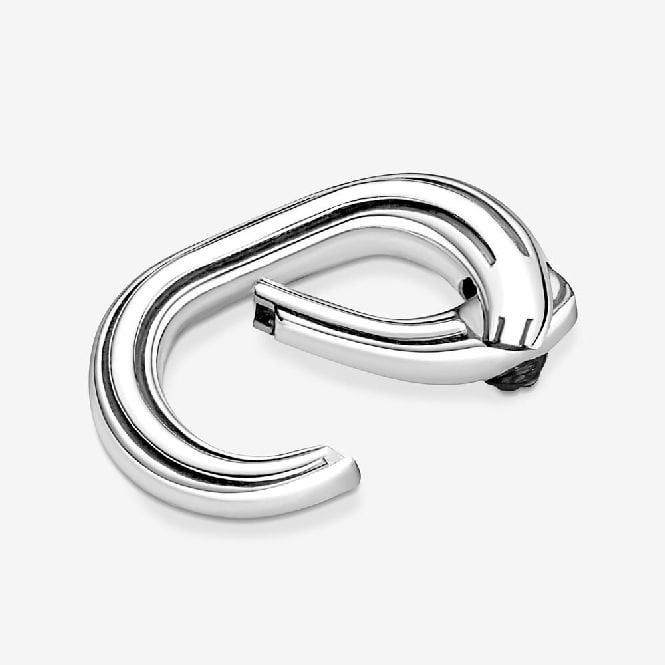 ME Styling Silver Two-Ring Chain Link Connector